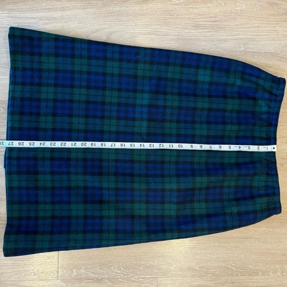 Pendleton Vintage Wool Plaid Pencil Skirt size 16 - Picture 13 of 15